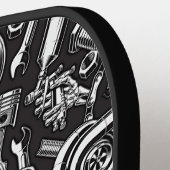 Raquette De Pickleball Changer initial, ajouter nom, pièces de voiture po (Détail gauche)