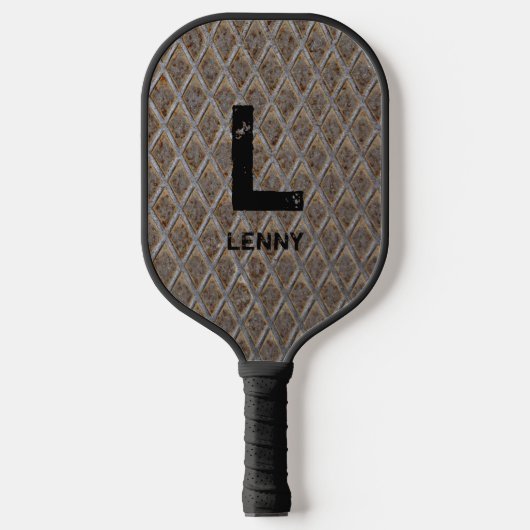 Raquette De Pickleball Changer initial, Ajouter un nom, Plaque de contrôl (Recto)