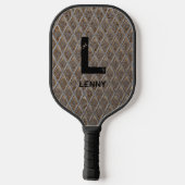 Raquette De Pickleball Changer initial, Ajouter un nom, Plaque de contrôl (Verso)
