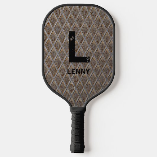 Raquette De Pickleball Changer initial, Ajouter un nom, Plaque de contrôl (Verso)