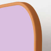 Raquette De Pickleball Chardon et prune Monogramme moderne (Détail gauche)
