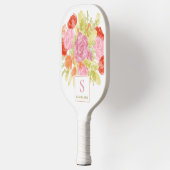 Raquette De Pickleball Charmant Spring Pastel Floral Aquarelle Art (Gauche)