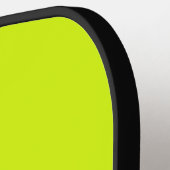 Raquette De Pickleball Chartreuse Couleur jaune uni (Détail gauche)