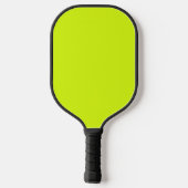 Raquette De Pickleball Chartreuse Couleur jaune uni (Verso)