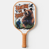 Raquette De Pickleball Chasse aux ours amusante (Verso)