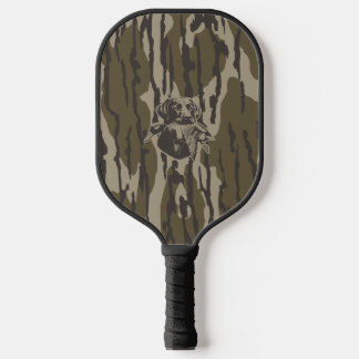 Raquette De Pickleball Chasseurs de canards avec camouflage forestier pou