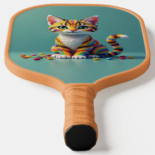 Raquette De Pickleball Chat à bonbons Margay couleur mignonne