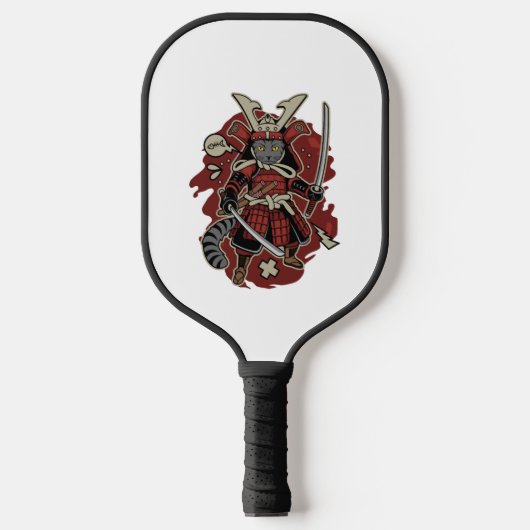 Raquette De Pickleball Chat blindé Samurai (Recto)