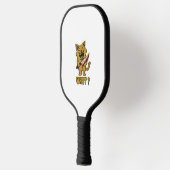 Raquette De Pickleball Chat ce _ Drôle chat déplaisant avec couteau (Gauche)