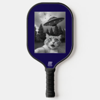 Raquette De Pickleball Chat drôle de selfie OVNI