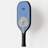 Raquette De Pickleball Chat gris soyeux (Gauche)