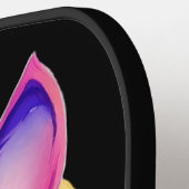 Raquette De Pickleball Chat jaune coloré (Détail gauche)