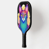 Raquette De Pickleball Chat jaune coloré (Gauche)