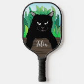 Raquette De Pickleball Chat noir (Recto)