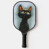 Raquette De Pickleball Chat noir enchanté (Verso)
