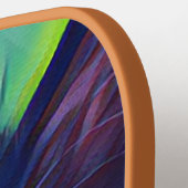 Raquette De Pickleball Chat noir personnalisé, couleurs modernes (Détail gauche)