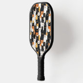 Raquette De Pickleball Chats blancs oranges noirs (Gauche)