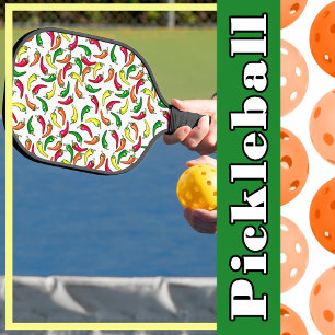 Raquette De Pickleball Chauds poivrons rouges, jaunes, verts et orange
