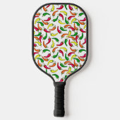Raquette De Pickleball Chauds poivrons rouges, jaunes, verts et orange (Verso)