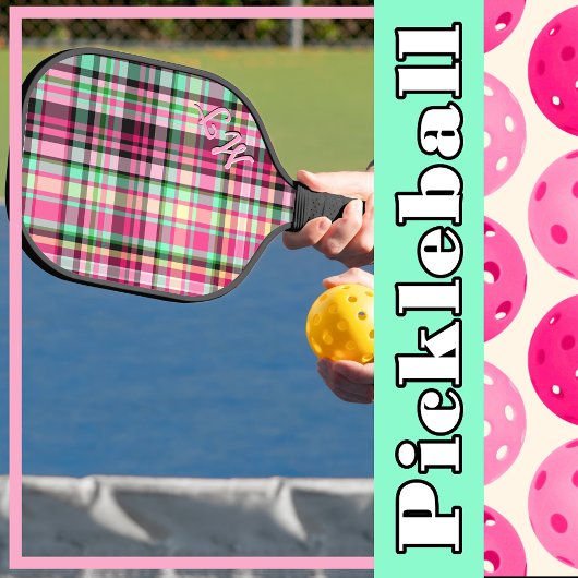 Raquette De Pickleball Chaussure Lady rose Fleur sauvage rose et noir