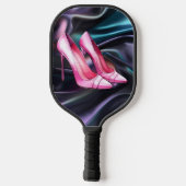 Raquette De Pickleball Chaussures de talons roses Pickleball Paddle (Verso)