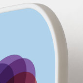 Raquette De Pickleball Chemin de prisme bleu (Détail gauche)