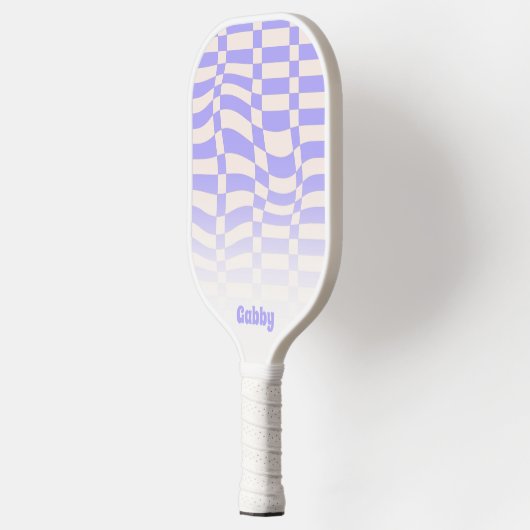 Raquette De Pickleball Chèque dérouté violet (Gauche)