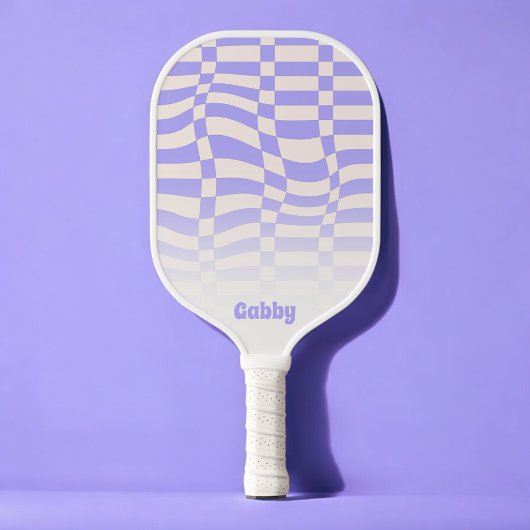 Raquette De Pickleball Chèque dérouté violet