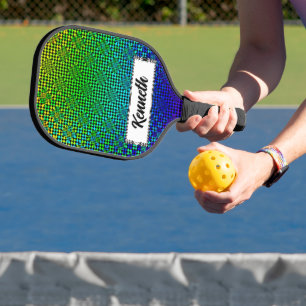 Raquette De Pickleball Chequers arrachés par Kenneth Yoncich