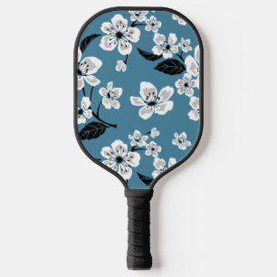 RAQUETTE DE PICKLEBALL CHERRY BLOSSOM - SAKURA (BLEU FUMEUR)