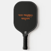 Raquette De Pickleball Chèvre avec fleurs Pickleball personnalisé Paddle (Verso)