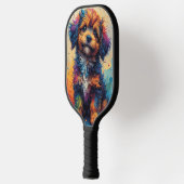 Raquette De Pickleball Chien Arc-en-ciel (Gauche)