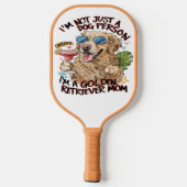 Raquette De Pickleball Chien cool avec lunettes de soleil siroter un verr (Verso)