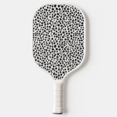 Raquette De Pickleball Chien dalmate Abstrait Motif Monogramme (Verso)