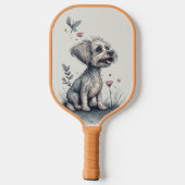 Raquette de Pickleball Chien de Jardin (Verso)