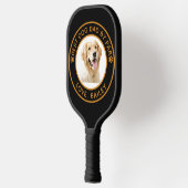 Raquette De Pickleball Chien d'or retriever personnalisé Chien dessiné pe (Gauche)