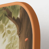 Raquette De Pickleball Chien heureux (Détail gauche)