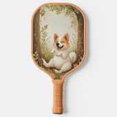 Raquette De Pickleball Chien heureux (Verso)
