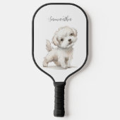 Raquette De Pickleball Chien mignon (Verso)