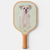 Raquette De Pickleball Chien Morkie (Verso)
