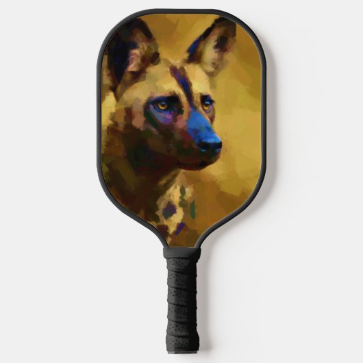 Raquette De Pickleball Chien sauvage africain (Recto)