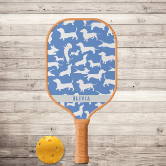 Raquette De Pickleball Chien Wiener Personnalisé, Chien de Saucisse