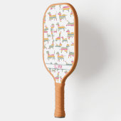 Raquette De Pickleball Chien Wiener Personnalisé, Chien Saucisse Coloré (Gauche)