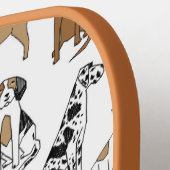 Raquette De Pickleball Chiens (Détail gauche)