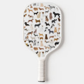 Raquette De Pickleball Chiens blancs (Verso)
