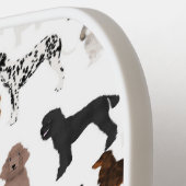 Raquette De Pickleball Chiens blancs (Détail gauche)