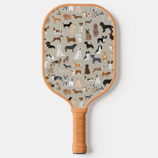 Raquette De Pickleball Chiens Cute animal (Recto)