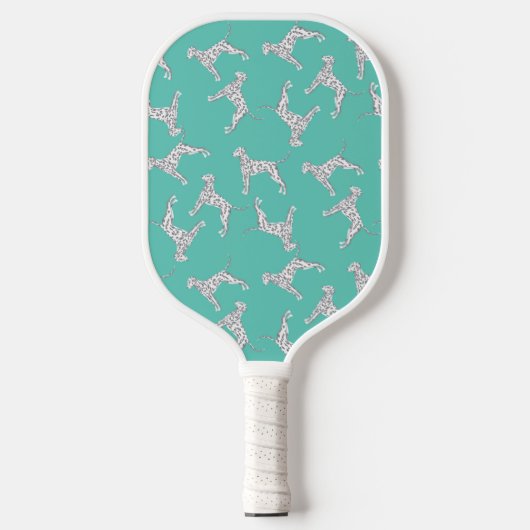 Raquette De Pickleball Chiens dalmate bleu (Recto)