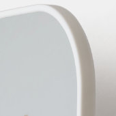 Raquette De Pickleball Chiens d'animaux de compagnie Photo Monogrammes No (Détail gauche)