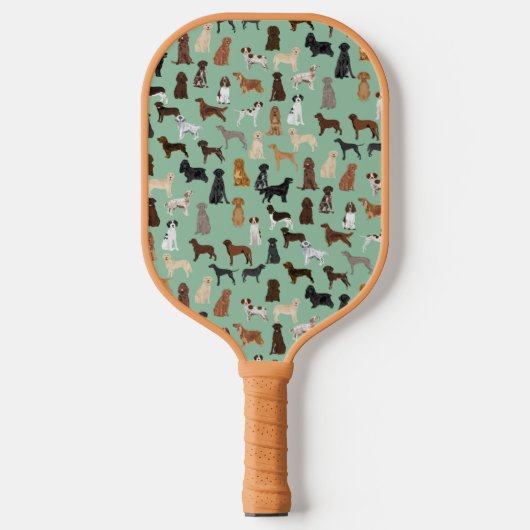 Raquette De Pickleball Chiens de sport (Recto)